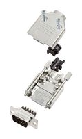 L17DTPK-M-09+L717DE09PST D Sub Connector, Plug, 9Pos, Screw Amphenol ICC