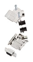 L17D45PK-M-09+L77SDE09S D Sub Connector, Rcpt, 9Pos, Solder Amphenol ICC