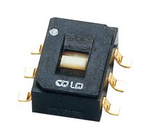 CAS-220TB SLIDE SWITCH, DPDT, 0.1A, 6VDC, SMD NIDEC COPAL ELECTRONICS