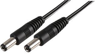 PPW00027 Power Cord, 2.1mm DC Plug, 3M, Blk multicomp Pro
