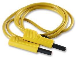 JR9235-1m Yellow Test Lead, Yellow, 1m, 60V Pro Signal