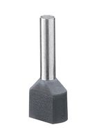 AI-Twin 2x 0,75-10 GY Terminal, Wire Ferrule, 18AWG, Grey Phoenix Contact