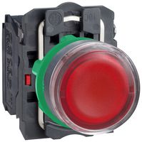XB5AW34M5 PB SWITCH, ILLUM, NO/NC, 6A, 120V, RED SCHNEIDER ELECTRIC