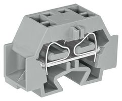 262-341 Terminal Block, DIN Rail, 4Pos, 12AWG Wago
