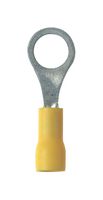 PV22-10R-My Terminal, Ring Tongue, #10, 22AWG, Yel PANDUIT