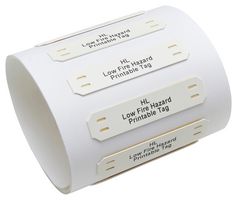 HL203WE1TS025B Cable Marker, Po, 40mm X 20.3mm, White Raychem - Te Connectivity