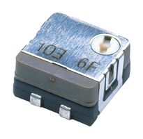 ST-7ETA203 Trimmer Pot, Cermet, 20K, 3TURN, SMD Nidec Copal Electronics