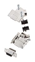 L17D45PK-M-15+L77DA15SST D Sub Connector, Rcpt, 15Pos, Screw Amphenol ICC