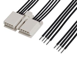 216331-1082 Cable, 8P EdgeLock Rcpt-Free End, 5.9" Molex