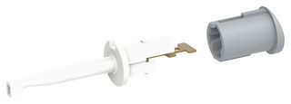72-14324 Test Probe Conn, Hook, 6a, 70V, White Tenma