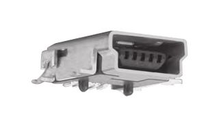 KMBX-SMT-5s-S-30TR Mini USB Conn, Type B, Rcpt, 5Pos, SMT KYCON