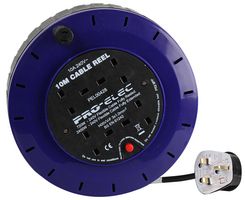 PEL00428 Power Strip, 4 Outlet, 10A, 240V, 10m Pro Elec
