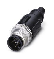 SAC-5P-M12MS Can Tr Conn, Circular, PLG, 5WAYS, Crimp Phoenix Contact