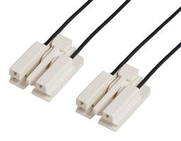 216330-1021 Cable, 2P EdgeLock Rcpt-Rcpt, 3.9" Molex
