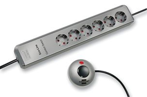 1159450616 Mains, Switch, Foot, Eco-Line Brennenstuhl