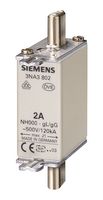3NA3807 HRC Fuse, 20A, 500VAC, 250VDC, Blade Tag Siemens