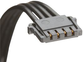 15132-0405 CABLE ASSY, 4POS, RCPT-RCPT, 450MM MOLEX
