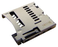 KP10BJ-8s-Sf(800) Memory SKT, Micro Sim, Push-Pull, 8Pos Hirose(Hrs)