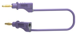 72-13878 Test Lead, 4mm Stack Banana Plug, 500mm Tenma