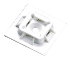 ABM100-At-D Cable Tie Mount, 25.4mm, PA66, White PANDUIT