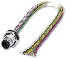SACC-DSI-M12MS-17CON-M16/0,5 Cable ASSY, 0.5m, M12, 17 Way, Plug Phoenix Contact