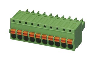 FK-MCP 1,5/12-ST-3,81 TERMINAL BLOCK, PLUGGABLE, 12POS, 16AWG PHOENIX CONTACT