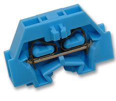 260-304 Terminal Block, DIN Rail, 2Pos, 16AWG Wago