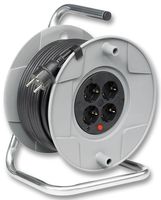 1099140001 Mains Extension Reel, 3 Outlet, Uk, 40m Brennenstuhl