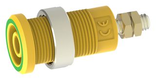 72-14162 Conn, Banana, Jack, 36A, Stud, Green/Yel Tenma