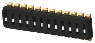 EDS12SNRNTU04Q Dip Switch, 12Pos, SPST, Slide, SMD Alcoswitch - Te Connectivity