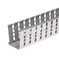 G2X2LG6EMI Wide Slot Duct, 50.8X50.8mm, Pvc, Grey PANDUIT