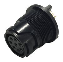 PXP4013/10s/Pc Circular Connector, Rcpt, 10Pos, Panel Bulgin Limited