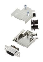 L17D45ZK09+L77DE09SST D Sub Connector, Rcpt, 9Pos, Screw Amphenol ICC