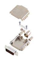 L17DPPK15-M+L717DE15P D Sub Connector, Plug, 15Pos, Solder Amphenol ICC