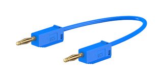 28.0039-030-23 Test Lead, 2mm Banana Plug, 10A, 300mm STAUBLI