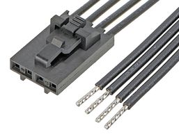 216271-1043 WTB Cord, 4P SL Rcpt-Free End, 300mm Molex