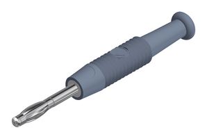 938420106 Conn, Banana, Plug, 6a, Solder, GRY Hirschmann Test And Measurement
