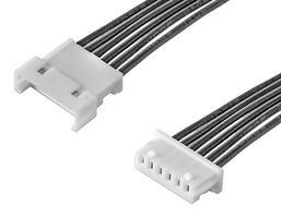 218113-0604 CABLE ASSY, 6POS RCPT-PLUG, 425MM MOLEX