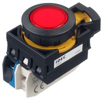 CW1L-M1E10QM4R Pb Switch, SPST-NO, 10A, 120VAC, Screw Idec