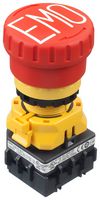 XW1E-BV413MFRH-Emo E-Stop Pb SW, 3PST-NC, SPST-NO, 5A, 125V Idec