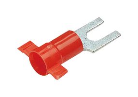 PV18-6FNB-3K Terminal, Fork Tongue, #6, Red, 22-18AWG PANDUIT