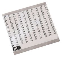 691900710302 Terminal Block, Label, 21-30, 5mm Wurth Elektronik