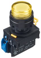YW1L-M2E10Q4Y Pb Switch, SPST-NO, 24Vac, Screw, Yel Idec