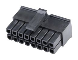 43025-1610 Connector Housing, Rcpt, 16Pos, 3mm Molex