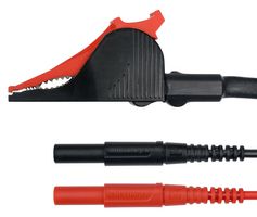 KML 7460 / Sak / 1 / 250 Test Lead, Banana Plug-Kelvin Clip, 2.5m SCHUTZINGER