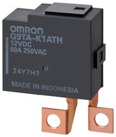 G9TA-K1ATH DC12 Power Relay, SPST-NO, 60A, 250V, Bracket Omron