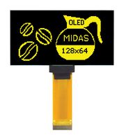 MCOT128064HV-YM Display, Oled, Tab, 128x64 Pixels Midas