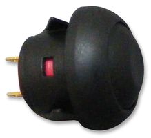 MCPAS6B1M1CE2 Switch, Push Button, SPST, IP67, Black multicomp Pro