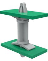 DLCBS-10-01 Pcb Support Dual Lock 15.9mm High, PK40 ESSENTRA Components