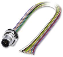 SACC-DSI-M12FS-17CON-M16/0,5 CABLE ASSY, 0.5M, M12, 17WAY, RECEPTACLE PHOENIX CONTACT